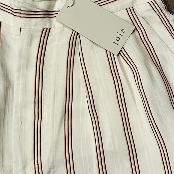 JOIE Carvel Striped High Rise Relaxed Shorts Size 12 - Picture 10 of 11